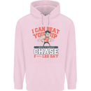 Leg Day Gym Funny Training Top Bodybuilding Mens 80% Cotton Hoodie Light Pink