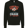 Leg Day Gym Funny Training Top Bodybuilding Mens Sweatshirt Jumper Black