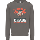 Leg Day Gym Funny Training Top Bodybuilding Mens Sweatshirt Jumper Charcoal