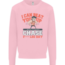 Leg Day Gym Funny Training Top Bodybuilding Mens Sweatshirt Jumper Light Pink