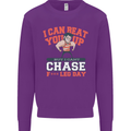 Leg Day Gym Funny Training Top Bodybuilding Mens Sweatshirt Jumper Purple