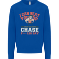 Leg Day Gym Funny Training Top Bodybuilding Mens Sweatshirt Jumper Royal Blue