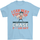 Leg Day Gym Funny Training Top Bodybuilding Mens T-Shirt Cotton Gildan Light Blue