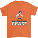 Leg Day Gym Funny Training Top Bodybuilding Mens T-Shirt Cotton Gildan Orange