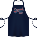 Legend Since 16th Birthday 2007 Cotton Apron 100% Organic Navy Blue