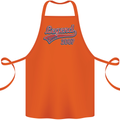 Legend Since 16th Birthday 2007 Cotton Apron 100% Organic Orange
