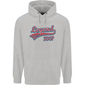 Legend Since 16th Birthday 2007 Mens 80% Cotton Hoodie Sports Grey