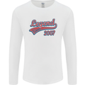 Legend Since 16th Birthday 2007 Mens Long Sleeve T-Shirt White