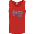 Legend Since 16th Birthday 2007 Mens Vest Tank Top Red