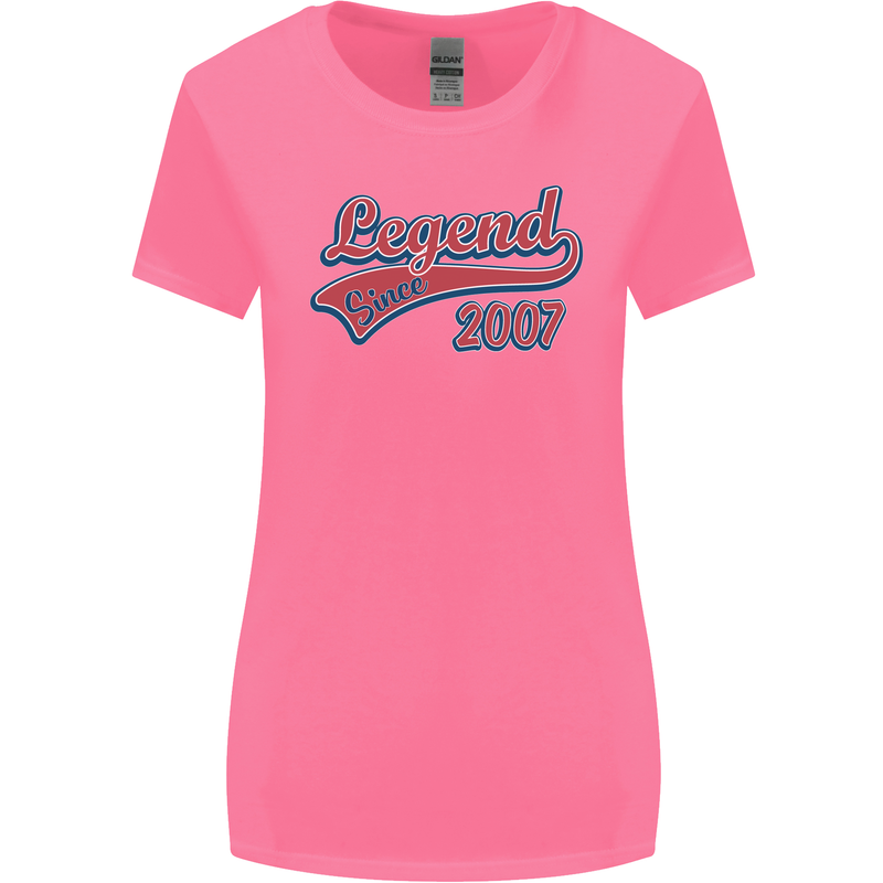 Legend Since 16th Birthday 2007 Womens Wider Cut T-Shirt Azalea