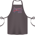 Legend Since 17th Birthday 2006 Cotton Apron 100% Organic Dark Grey