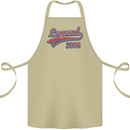 Legend Since 17th Birthday 2006 Cotton Apron 100% Organic Khaki