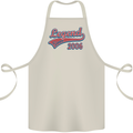 Legend Since 17th Birthday 2006 Cotton Apron 100% Organic Natural