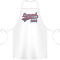 Legend Since 17th Birthday 2006 Cotton Apron 100% Organic White