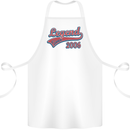 Legend Since 17th Birthday 2006 Cotton Apron 100% Organic White