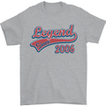 Legend Since 17th Birthday 2006 Mens T-Shirt 100% Cotton Sports Grey