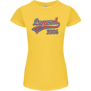 Legend Since 17th Birthday 2006 Womens Petite Cut T-Shirt Yellow