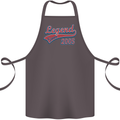 Legend Since 18th Birthday 2005 Cotton Apron 100% Organic Dark Grey