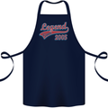 Legend Since 18th Birthday 2005 Cotton Apron 100% Organic Navy Blue