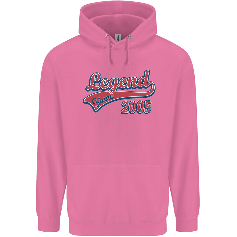 Legend Since 18th Birthday 2005 Mens 80% Cotton Hoodie Azelea