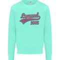 Legend Since 18th Birthday 2005 Mens Sweatshirt Jumper Peppermint