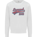 Legend Since 18th Birthday 2005 Mens Sweatshirt Jumper White