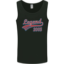 Legend Since 18th Birthday 2005 Mens Vest Tank Top Black