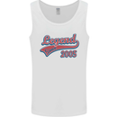 Legend Since 18th Birthday 2005 Mens Vest Tank Top White
