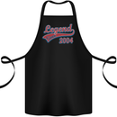 Legend Since 19th Birthday 2004 Cotton Apron 100% Organic Black