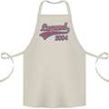 Legend Since 19th Birthday 2004 Cotton Apron 100% Organic Natural