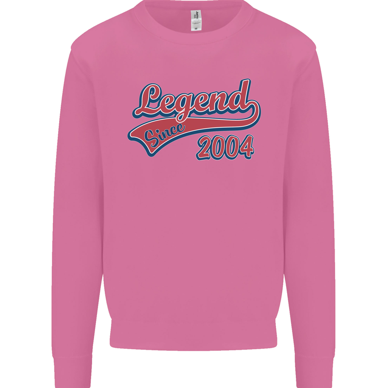 Legend Since 19th Birthday 2004 Mens Sweatshirt Jumper Azalea