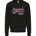 Legend Since 19th Birthday 2004 Mens Sweatshirt Jumper Black