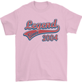 Legend Since 19th Birthday 2004 Mens T-Shirt 100% Cotton Light Pink