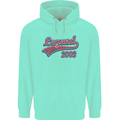 Legend Since 20th Birthday 2003 Mens 80% Cotton Hoodie Peppermint