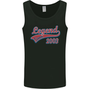 Legend Since 20th Birthday 2003 Mens Vest Tank Top Black