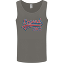 Legend Since 21st Birthday 2002 Mens Vest Tank Top Charcoal