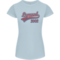 Legend Since 21st Birthday 2002 Womens Petite Cut T-Shirt Light Blue