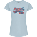 Legend Since 21st Birthday 2002 Womens Petite Cut T-Shirt Light Blue