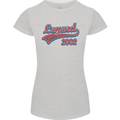 Legend Since 21st Birthday 2002 Womens Petite Cut T-Shirt Sports Grey