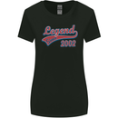 Legend Since 21st Birthday 2002 Womens Wider Cut T-Shirt Black