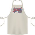 Legend Since 22nd Birthday 2001 Cotton Apron 100% Organic Natural