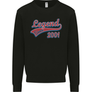 Legend Since 22nd Birthday 2001 Mens Sweatshirt Jumper Black