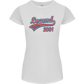 Legend Since 22nd Birthday 2001 Womens Petite Cut T-Shirt White
