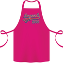 Legend Since 23rd Birthday 2000 Cotton Apron 100% Organic Pink