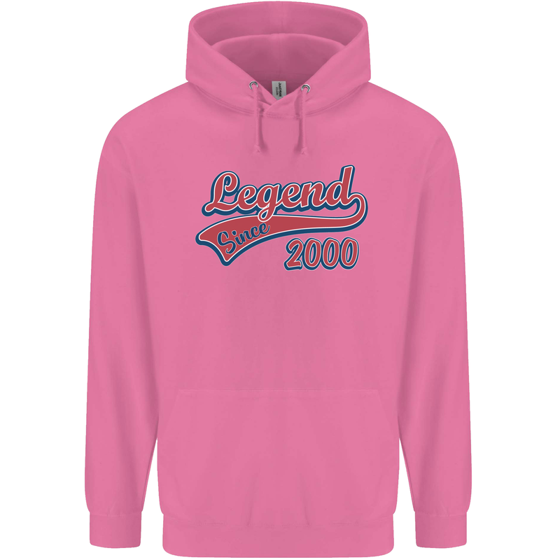 Legend Since 23rd Birthday 2000 Mens 80% Cotton Hoodie Azelea