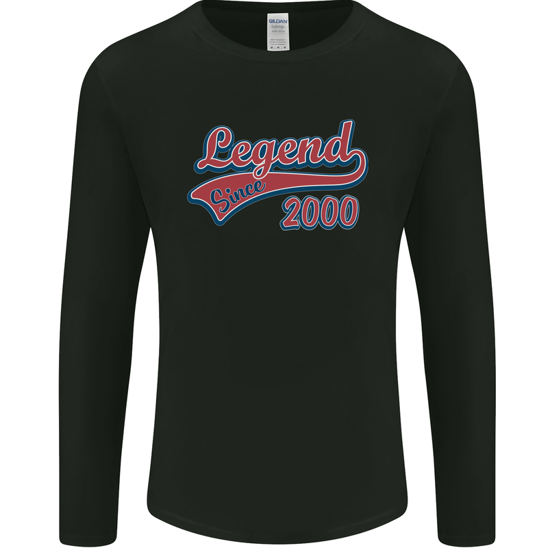 Legend Since 23rd Birthday 2000 Mens Long Sleeve T-Shirt Black