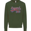 Legend Since 23rd Birthday 2000 Mens Sweatshirt Jumper Forest Green