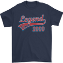 Legend Since 23rd Birthday 2000 Mens T-Shirt 100% Cotton Navy Blue
