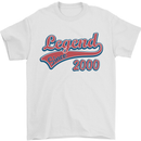 Legend Since 23rd Birthday 2000 Mens T-Shirt 100% Cotton White
