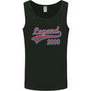 Legend Since 23rd Birthday 2000 Mens Vest Tank Top Black